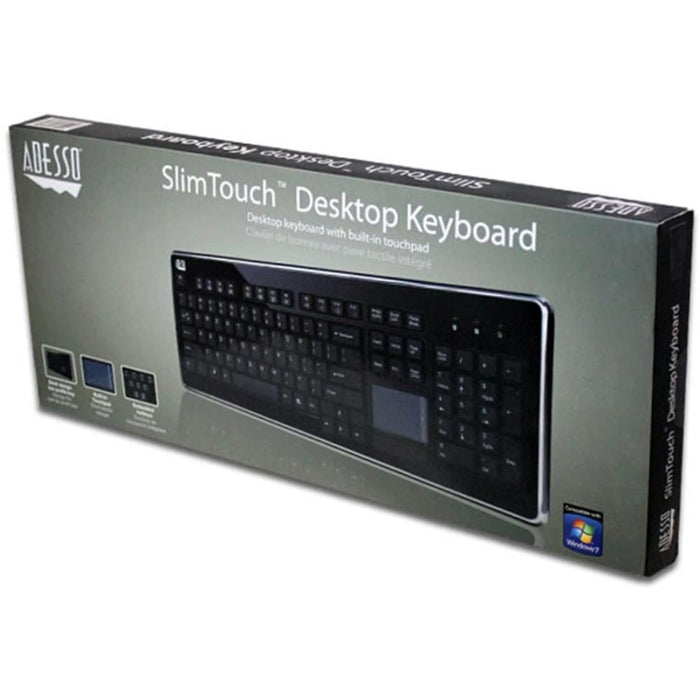 Adesso AKB-440UB SlimTouch 440 Desktop Touchpad Keyboard