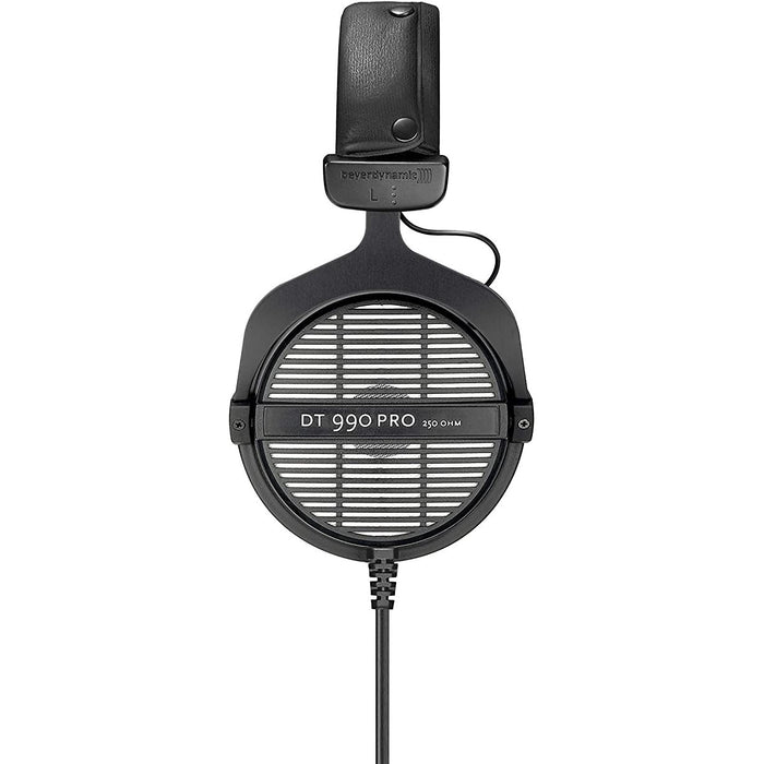 BeyerDynamic DT 990 PRO Studio Headphones for Mixing Mastering (Open) Over Ear Headset + Case