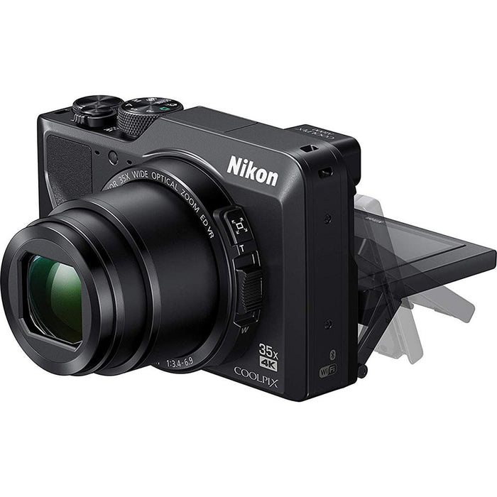 Nikon COOLPIX A1000 Digital Camera 4K Wi-Fi 35x Optical Zoom (Renewed)  Accessory Kit
