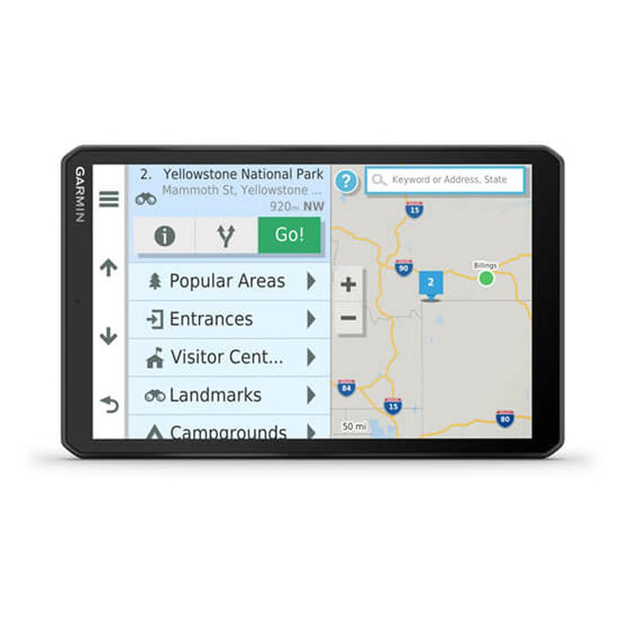 Garmin 8" RV GPS Navigator (010-02425-00)  w/ Hard Shell Case and Dash-Mount Bundle