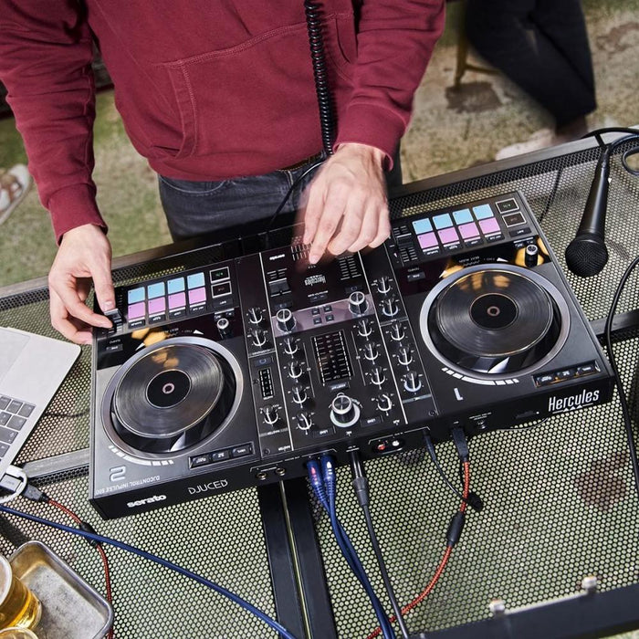 Hercules DJControl Inpulse 500 DJ Controller with 1 Year Extended Warranty