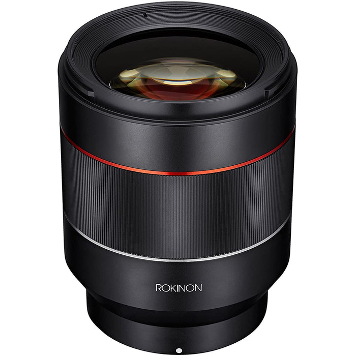 Rokinon 50mm F1.4 AF FE Full Frame Lens for Sony E-Mount Mirrorless +Lens Station Bundle
