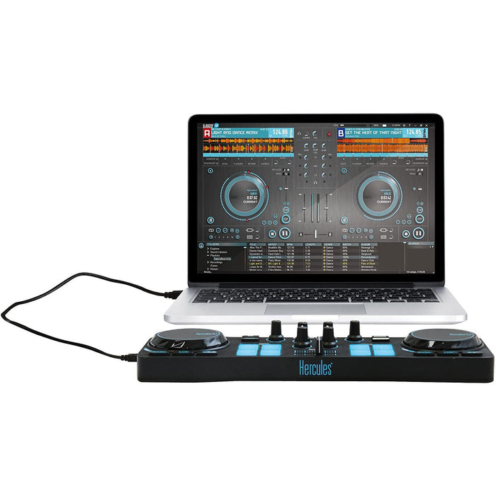 Hercules DJControl Compact Portable DJ Controller for Djuced