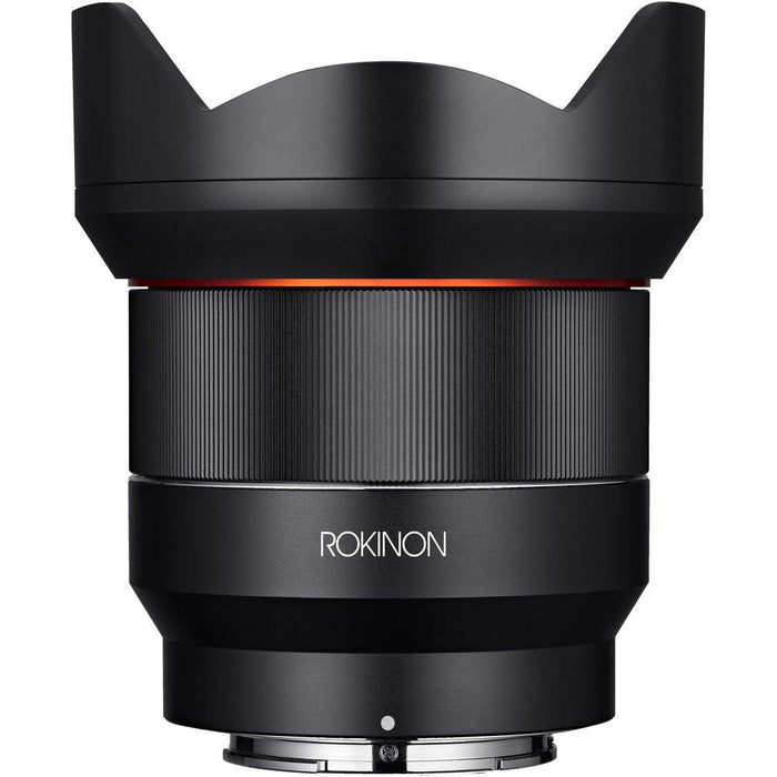 Rokinon 14mm F2.8 AF Wide Angle, Full Frame Lens for Sony E Mount +Lens Station Bundle