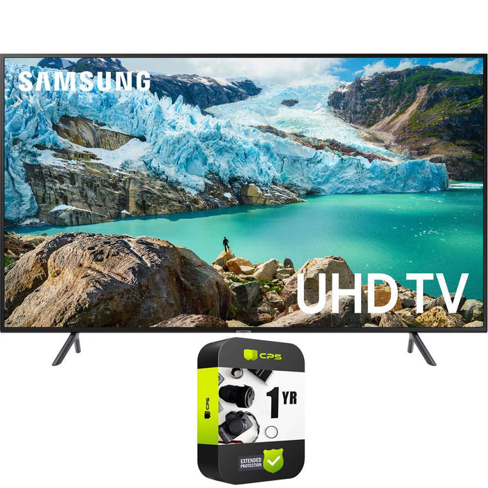 Samsung UN50RU710D 50" RU7100 LED Smart 4K UHD TV (2019) Renewed +1 Year Protection Plan