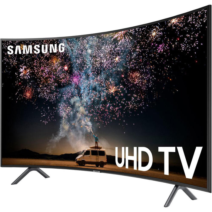 Samsung 65" RU7300 HDR 4K UHD Smart Curved LED TV (2019) Renewed +1 Year Protection Plan