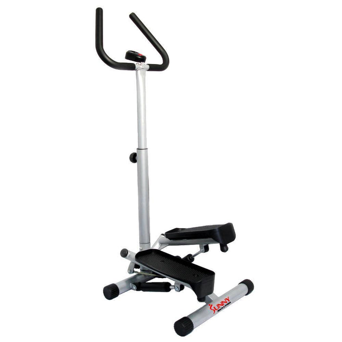 Sunny Health and Fitness Twister Stepper Step Machine with Complete DVD Workout Guides Bundle