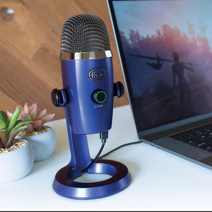 Blue Yeti Nano USB Condenser Microphone Vivid Blue - 988-000089