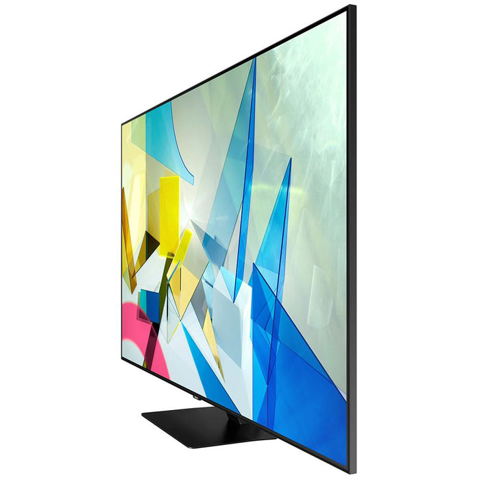Samsung 75" QN75Q80TA Q80T QLED 4K UHD HDR Smart TV 2020 + 5.1ch Soundbar HW-Q60T Bundle