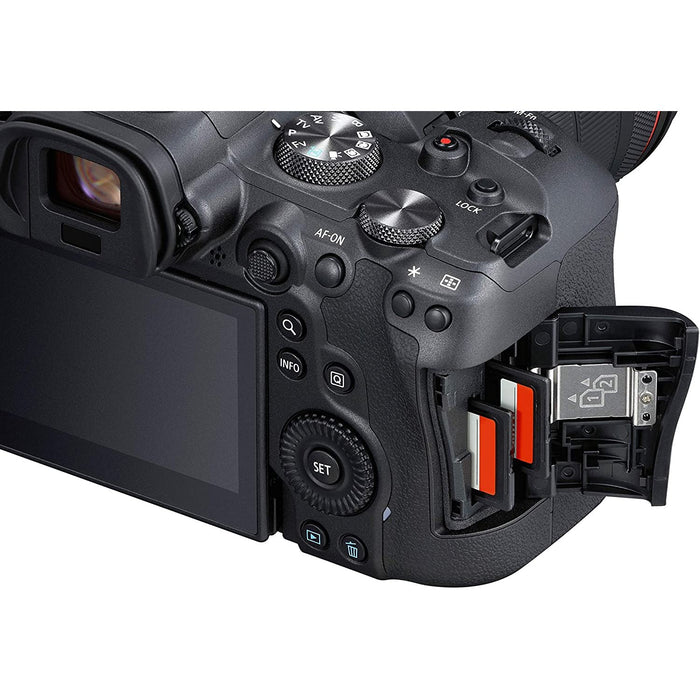 Canon EOS R6 Full Frame Mirrorless Camera Body w/ CMOS Sensor IBIS & 4K Video 4082C002