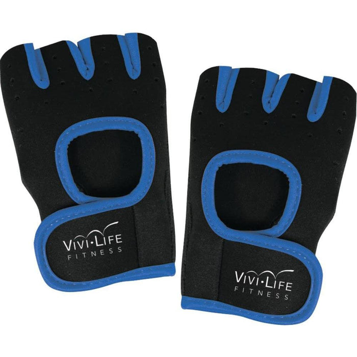 Stamina Door Gyms Pull-Up Bar with Vivitar Workout Gloves Blue