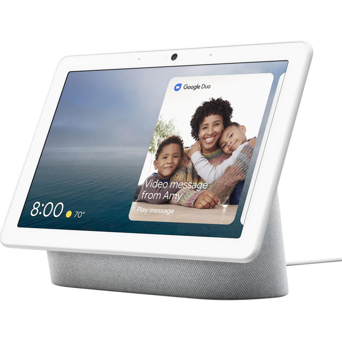 Google Nest Hub Max with Built-in Google Assistant - Chalk (GA00426-US) - Open Box