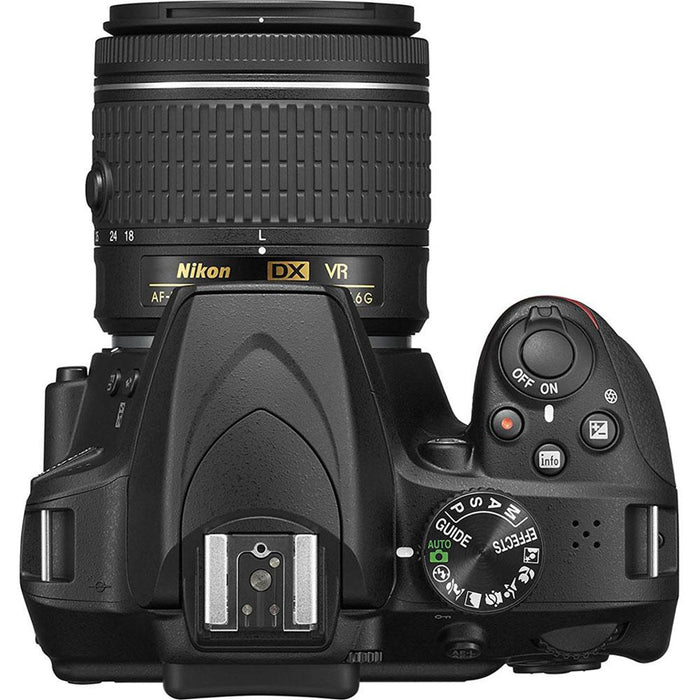 Nikon D3400 24.2MP Digital SLR Camera w/ AF-P 18-55mm VR & 70-300mm Dual Zoom Lens Kit