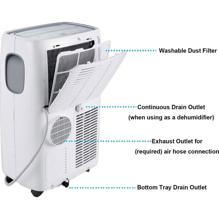 Emerson Quiet Kool EAPE12RD1 12,000 BTU Portable Air Conditioner with Heater
