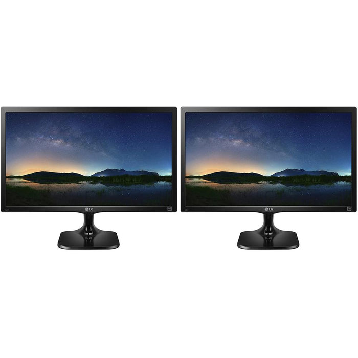 LG 21.5" FHD 1920x1080 16:9 IPS Monitor with AMD FreeSync (2-Pack)