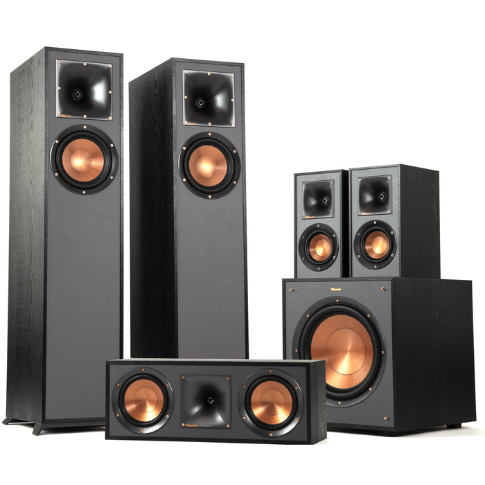 Klipsch Reference Theater 5.1 Surround Subwoofer + Pair R-610 & R-51PM Speakers + R52C