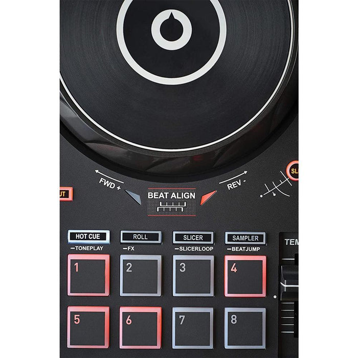 Hercules DJControl Inpulse 300 2-Channel DJ Controller for DJUCED w/ Bytech Headphones