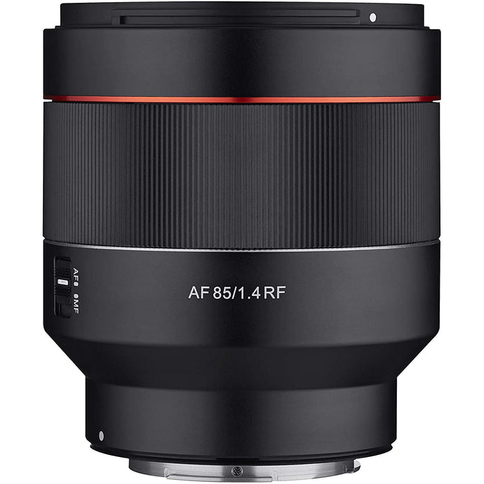 Rokinon AF 85mm F1.4 Full Frame Telephoto Lens for Canon RF Mount Mirrorless IO85AF-RF
