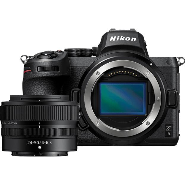 Nikon Z5 Mirrorless Full Frame Camera Body FX 4K UHD + 24-50mm f/4-6.3 Lens Kit Bundle
