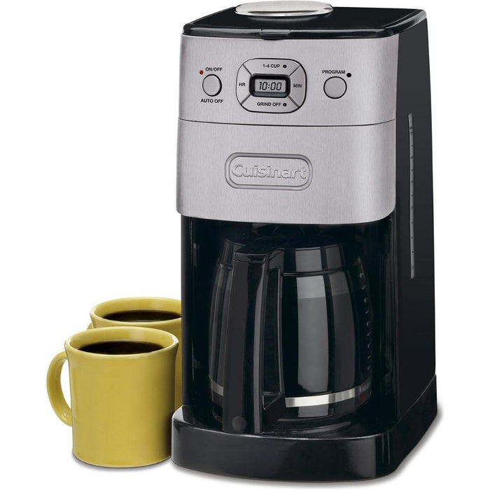 Cuisinart Grind & Brew 12-Cup Automatic Coffee Maker with Extended Warranty