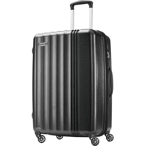 Samsonite Cerene Hardside Luggage  25" Checked Medium with Spinner Wheels, Black
