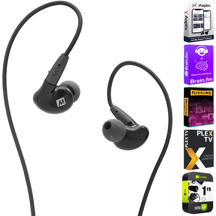 MEE Audio Pinnacle P2 Hi Fidelity Audiophile In-Ear Headphone + Warranty Bundle