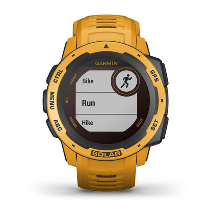 Garmin Instinct Solar Rugged Outdoor Watch with GPS Sunburst+Accessories Bundle