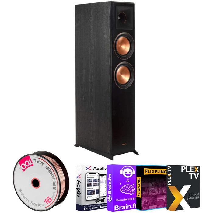 Klipsch RP-6000F Reference Premier 6.5" 2-Way Speaker, Single (Ebony) w/ Software Bundle