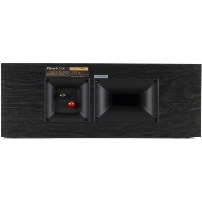 Klipsch RP-500C 2-Way Center-Channel Speaker (Ebony) w/ Software Bundle