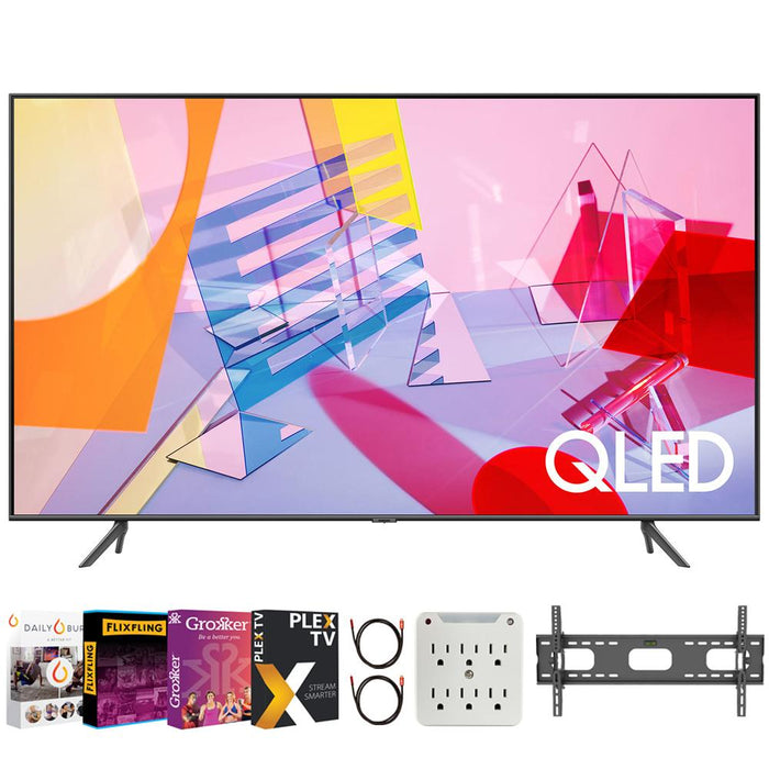 Samsung QN58Q60TA 58" Class Q60T QLED 4K UHD HDR Smart TV (2020) +Movies Streaming Pack