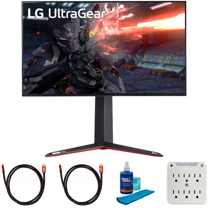 LG 27" UltraGear 4K UHD Nano IPS 1ms 144Hz G-Sync Gaming Monitor+Cleaning Bundle