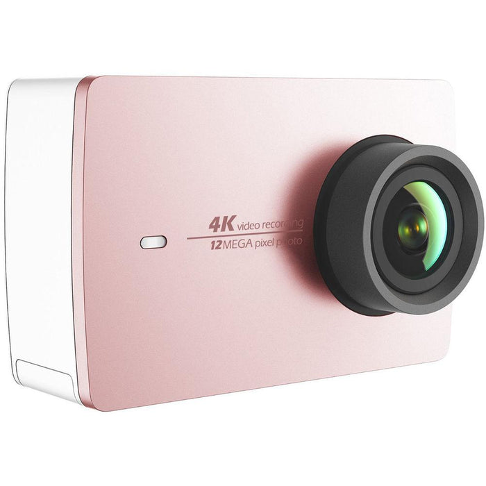 YI 4K Action Camera Rose Gold + 3-Axis Gimbal Stabilizer Content Creator Kit