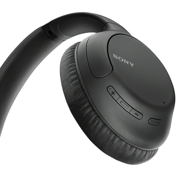 Sony WH-CH710N Wireless Noise-Canceling Headphones (Black) with 128GB USB Bundle