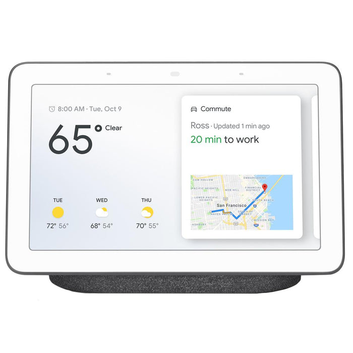 Google Nest Hub with Google Assistant Charcoal 2 Pack