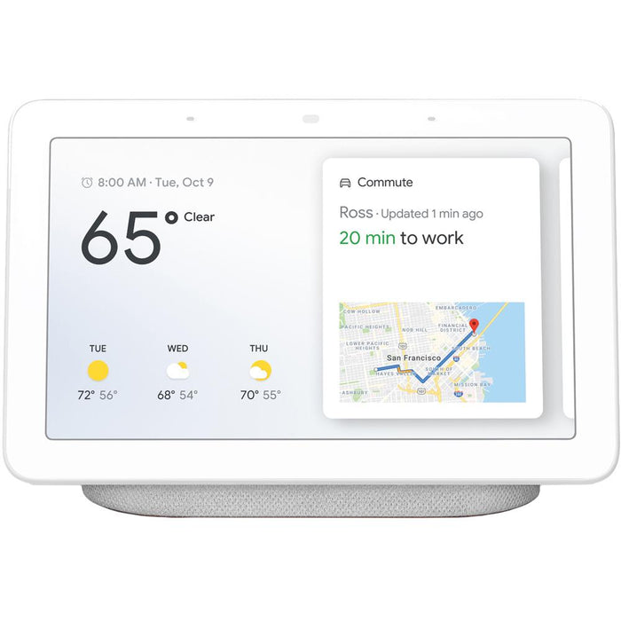 Google Nest Hub with Google Assistant Chalk 2 Pack