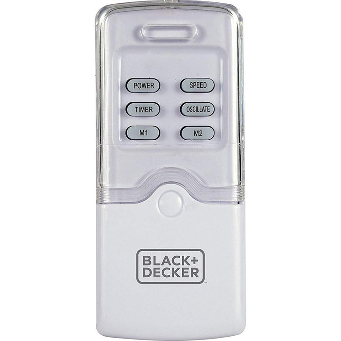 Black & Decker 48" Tower Fan with Remote, White - Open Box