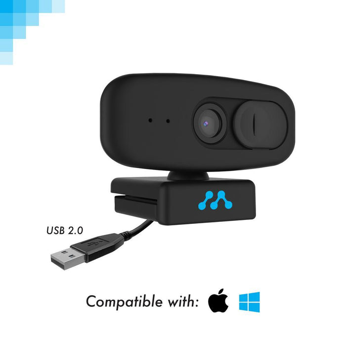 Momentum HD 1080P Wide Angle Webcam with Built-in Mic