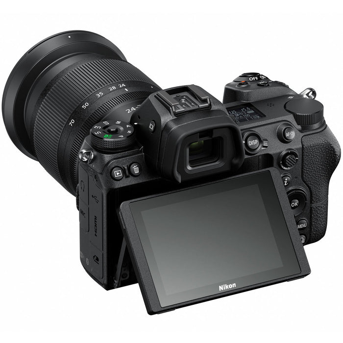 Nikon Z6 Mirrorless Full Frame Camera + 24-70mm F4 Lens Kit Microphone Backpack Bundle