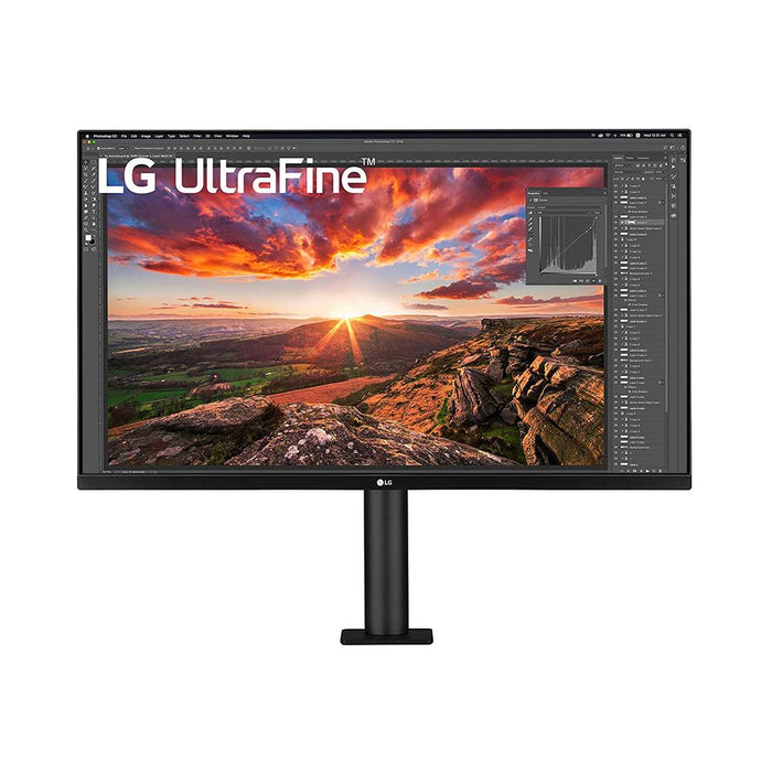 LG 32 Inch UltraFine Display Ergo 4K HDR10 Monitor 2 Pack