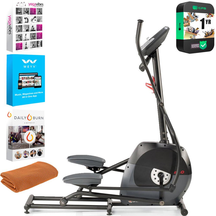 Schwinn A40 Elliptical Exercise Machine w/ Warranty + Fitness Software Bundle