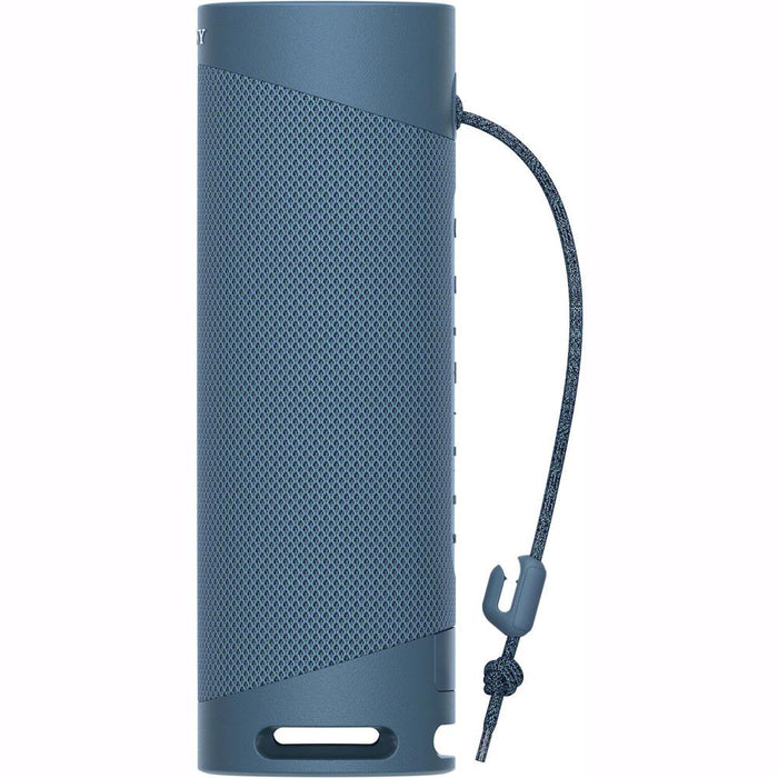 Sony XB23 EXTRA BASS Portable Bluetooth Speaker Blue + Backpack and USB Cable