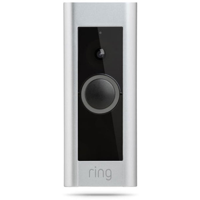Ring Outdoor Floodlight Camera, White Certified Refurbished w/Video Doorbell Pro