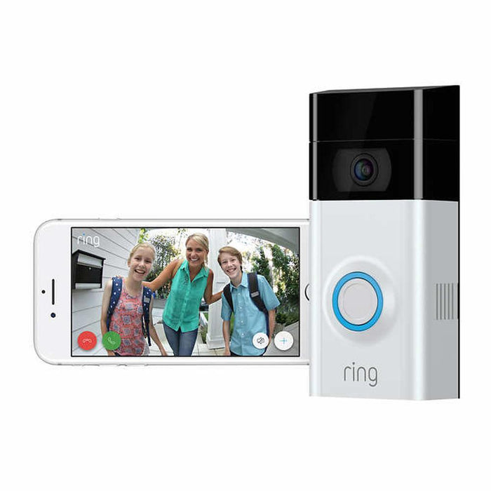 Ring Video Doorbell 2 Certified Refurbished +2x Smart Plug