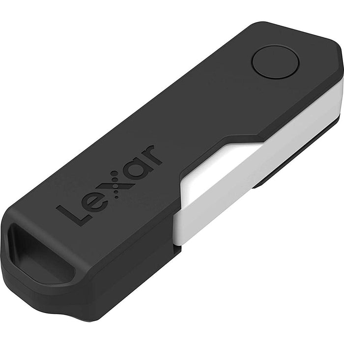 Lexar JumpDrive TwistTurn2 USB 2.0 Flash Drive 128 GB Black 2 Pack