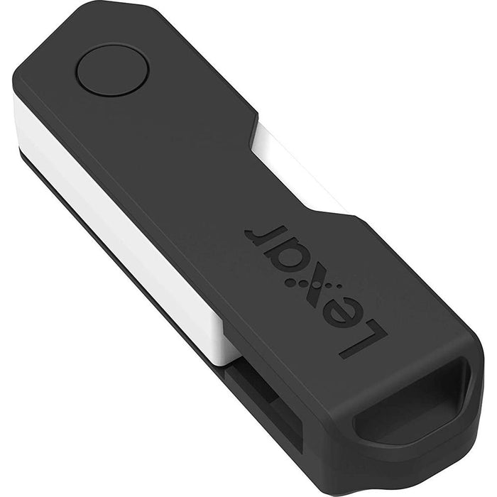Lexar JumpDrive TwistTurn2 USB 2.0 Flash Drive 128 GB Black 2 Pack