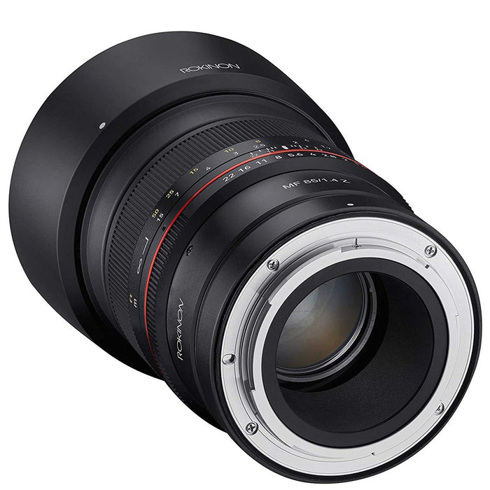 Rokinon 85mm F1.4 UMC Telephoto Full Frame Prime Lens for Nikon Z Mount (Z85-N)