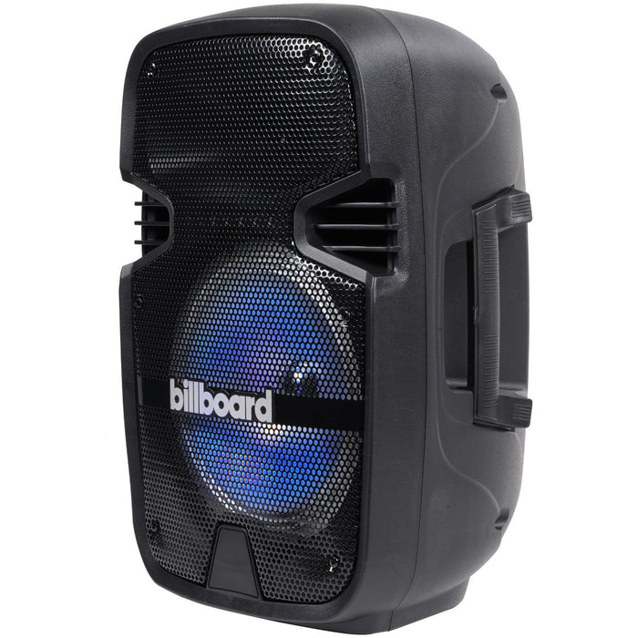 Billboard 8" Rechargeable Bluetooth Speaker for Parties RGB Lighting AUX/USB/TF CARD Play