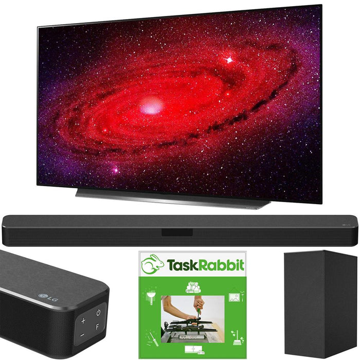 LG 77" CX 4K Smart OLED TV AI ThinQ (2020) +LG SN5Y Sound Bar Bundle