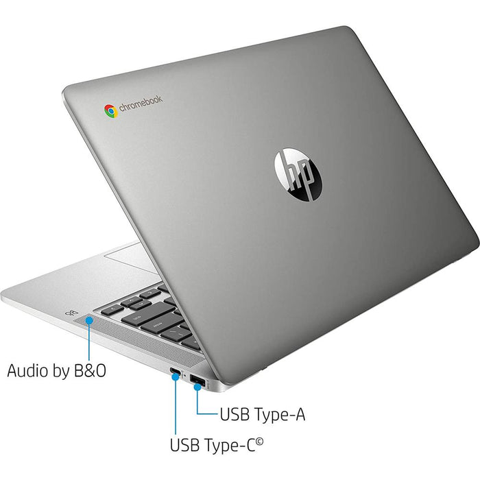 Hewlett Packard 14" HD Intel N4000 4GB SDRAM, 32GB SSD Chromebook Laptop +Protection Plan Pack