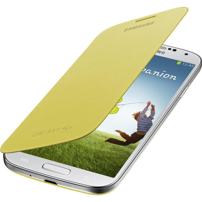 Samsung Galaxy S IV Flip Cover Yellow